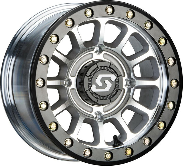 Sedona Sano Beadlock UTV Wheel (14 x 7) (4X137) (10mm) (Cast Black) Sedona UTVS0026812 UTV Source