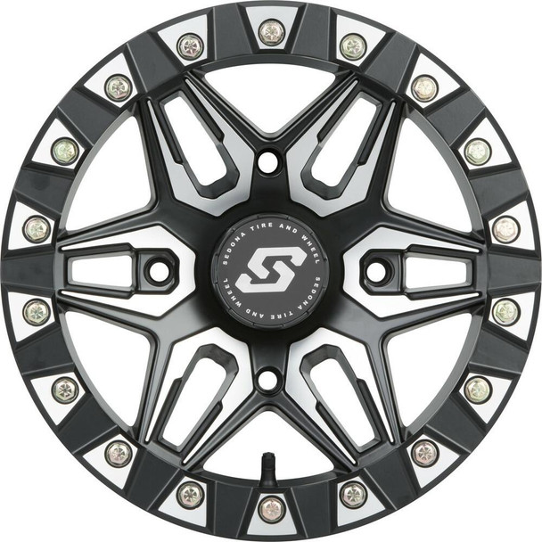 Sedona Split 6 Beadlock UTV Wheel 14X7 4X110 10mm Satin 570-1240