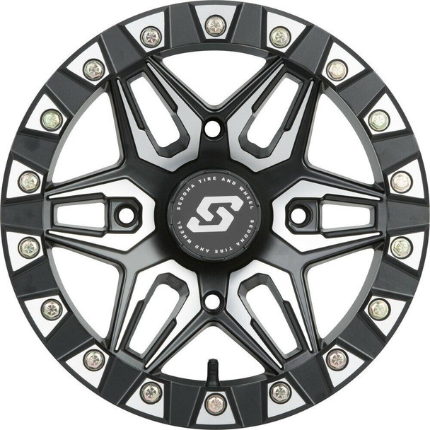 Sedona Split 6 Beadlock UTV Wheel 14X10 4X110 Satin 570-1246