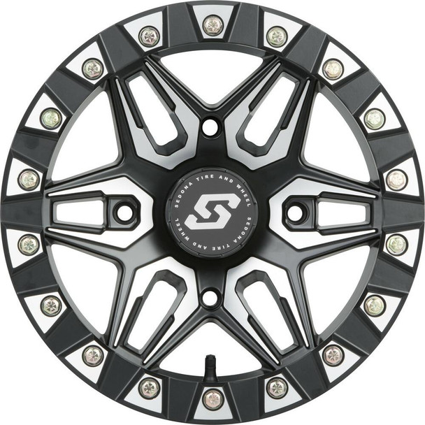 Sedona Split 6 Beadlock UTV Wheel 14x7 4X137 Satin 570-1242