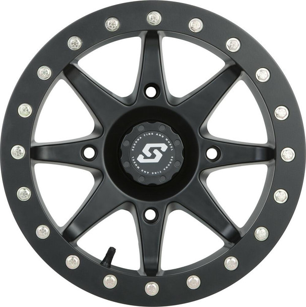 Sedona Storm Beadlock UTV Wheel 14x7 4X137 Satin Black 570-1178