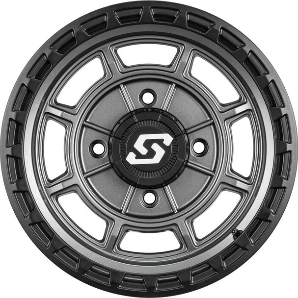 Sedona Rift UTV Wheel 14x7 4X137 Grey/Carbon 570-2034