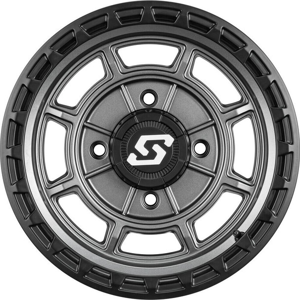 Sedona Rift UTV Wheel 15x7 4X137 Grey/Carbon 570-2038