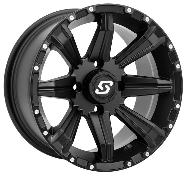 Sedona Sparx UTV Wheel (14X7) (4X110) (-47mm) (Satin Black) Sedona UTVS0026966 UTV Source