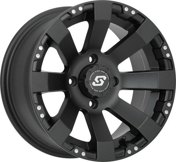 Sedona Spyder UTV Wheel (14X7) (4X110)(Satin Black) Sedona UTVS0027060 UTV Source