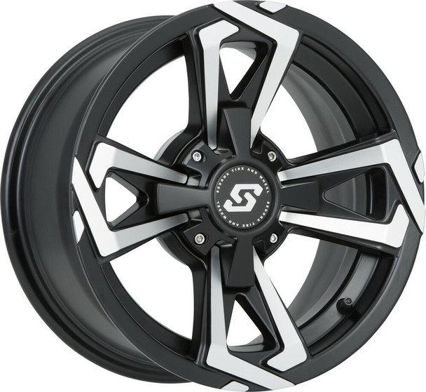 Sedona Riot UTV Wheel (14X7) (4X137) (Satin Black) Sedona UTVS0027129 UTV Source