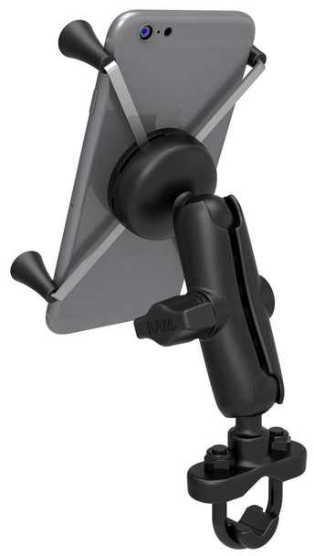 RAM Mounts X-Grip Large Phone Mount with Handlebar U-Bolt Base RAM-B-149Z-UN10U