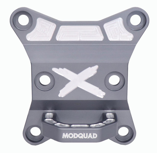 ModQuad Racing Can-Am Maverick X3 Radius Rod Plate (Grey) (w/ Tow Ring) ModQuad Racing UTVS0028112 UTV Source