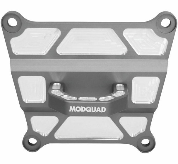 ModQuad Racing Honda Talon 19-20 Radius Rod Plate (Grey) (w/ Tow Ring) ModQuad Racing UTVS0028117 UTV Source