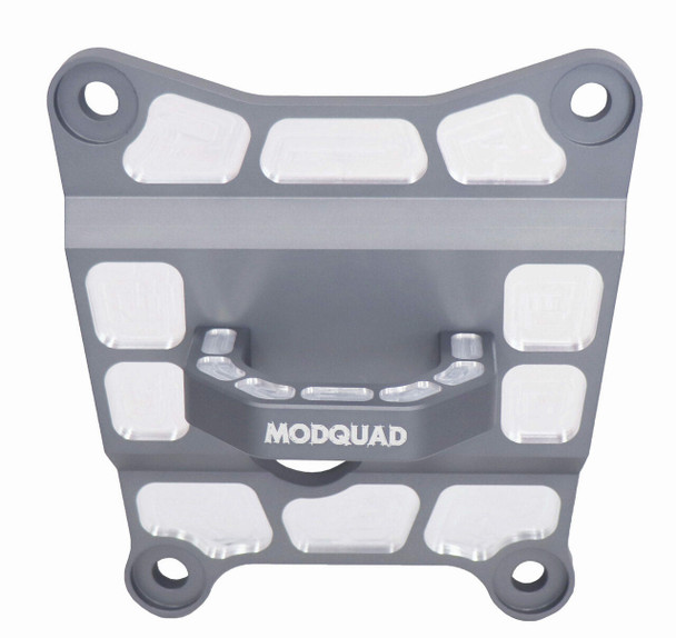 ModQuad Racing Polaris Pro XP Radius Rod Plate (Grey) (w/ Tow Ring) ModQuad Racing UTVS0028167 UTV Source
