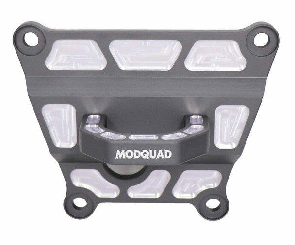 ModQuad Racing Polaris RZR XP Turbo S Radius Rod Plate (Grey) (w/ Tow Ring) ModQuad Racing UTVS0028170 UTV Source