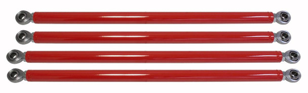 ModQuad Racing Polaris RZR XP Turbo S Stock Replacement Rear Radius Rods (Red) ModQuad Racing UTVS0028184 UTV Source