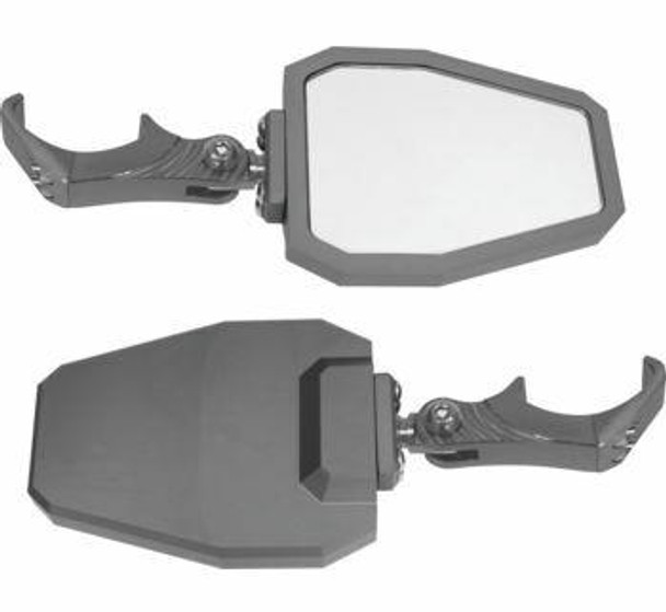 ModQuad Racing Bezel Side Mirror (Pro Fit) (Grey) ModQuad Racing UTVS0028650 UTV Source