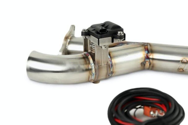 Trinity Racing Polaris RZR Turbo Side Piece Header Pipe w/ Electronic Cutout TR-4178HP