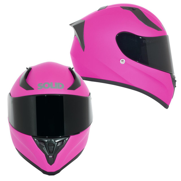 SOLID Helmets S42 Full Face Sport Helmet (Matte Pink) SOLID Helmets UTVS0032065 UTV Source