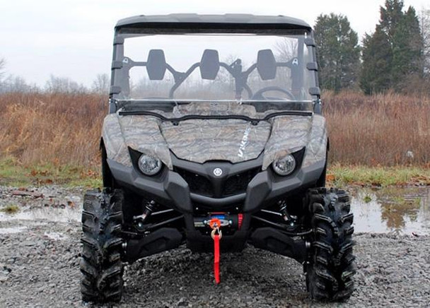 SuperATV Yamaha Viking Full Windshield Standard Polycarbonate - Clear WS-Y-VIK-75