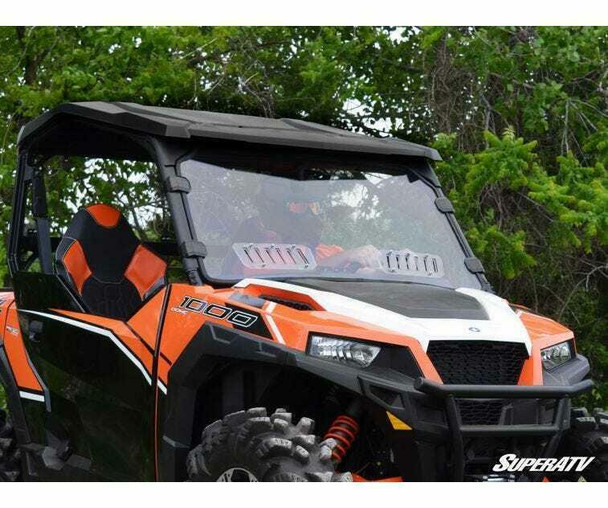 SuperATV Polaris General Full Windshield Standard Polycarbonate - Clear WS-P-GEN1K-75