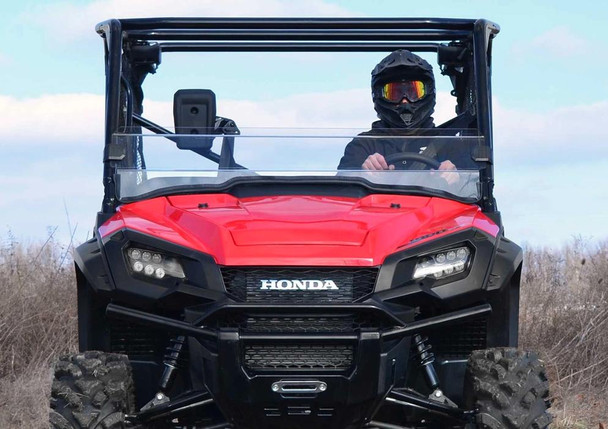 SuperATV Honda Pioneer 1000 Scratch Resistant Half Windshield HWS-H-PIO1K-70