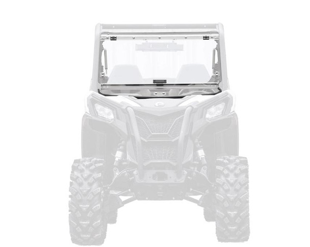 SuperATV Can-Am Maverick Sport Scratch Resistant Flip Windshield SuperATV UTVS0032822 UTV Source