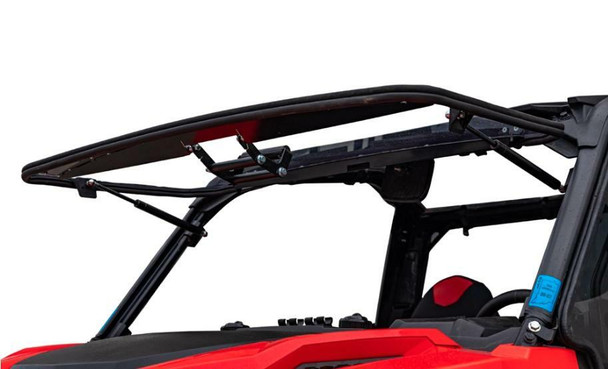 SuperATV Polaris General XP 1000 Scratch Resistant Flip Windshield SuperATV UTVS0032864 UTV Source