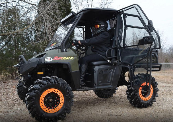 SuperATV Polaris Ranger Full Size 570 Cab Enclosure Doors Light Tint DOOR-P-RAN-09XP-001-72