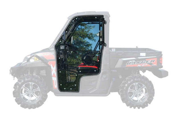 SuperATV Polaris Ranger Cab Enclosure Doors (2013-2018) SuperATV UTVS0033256 UTV Source