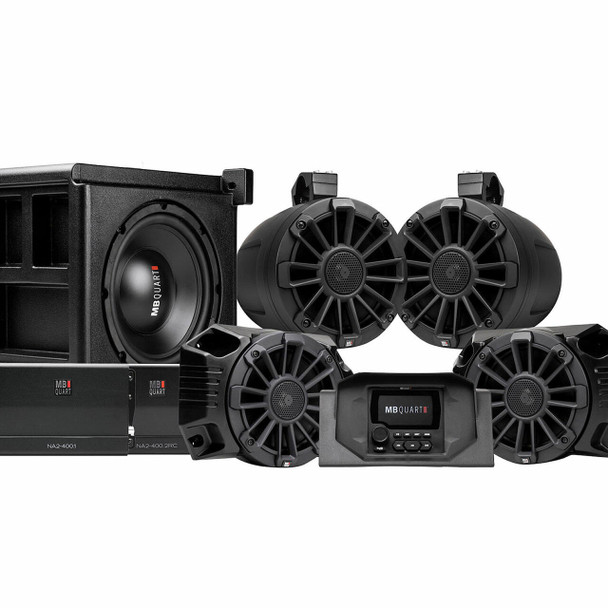 MB Quart Polaris Ranger Tuned Audio System (Stage 5) (4 Speaker) MB Quart UTVS0037187 UTV Source