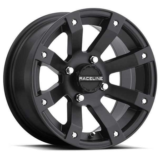 Raceline Wheels A79 Scorpion UTV Wheel (12X7) (+10) (4X110) (Black) Raceline Wheels UTVS0037537 UTV Source