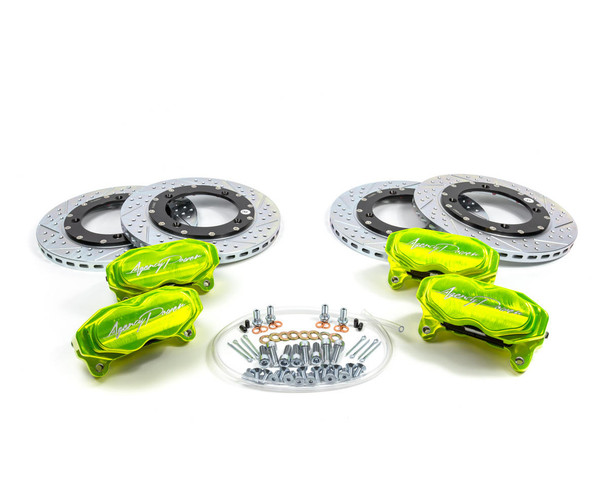 Agency Power Can-Am Maverick X3 Big Brake Kit Front and Rear (Monster Green) Agency Power UTVS0037796 UTV Source