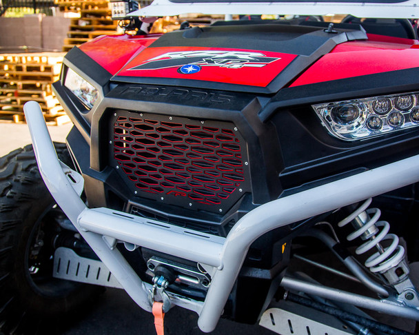 Agency Power Polaris RZR XP Premium Grill (White)