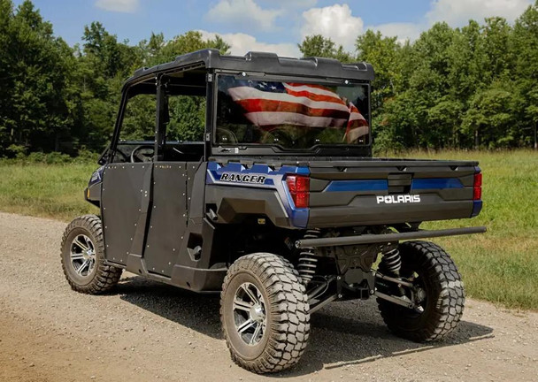 SuperATV Polaris Ranger XP 900 Scratch-resistant Rear Windshield SuperATV UTVS0048999 UTV Source