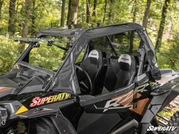 SuperATV Polaris RZR XP Turbo Primal Soft Cab Enclosure Upper Doors SE-P-RZRXP-001