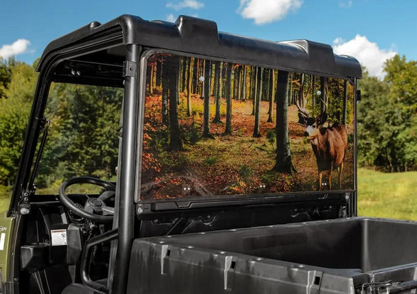 SuperATV Polaris Ranger Midsize 2015 Rear Windshield RWS-P-RANMID