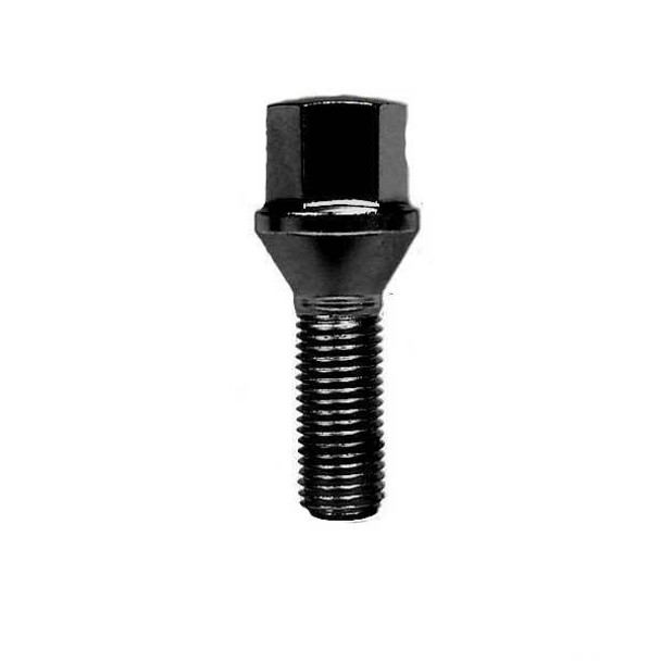 Gorilla Automotive 17mm Hex Cone Seat Lug Bolt Black UTVS0052180