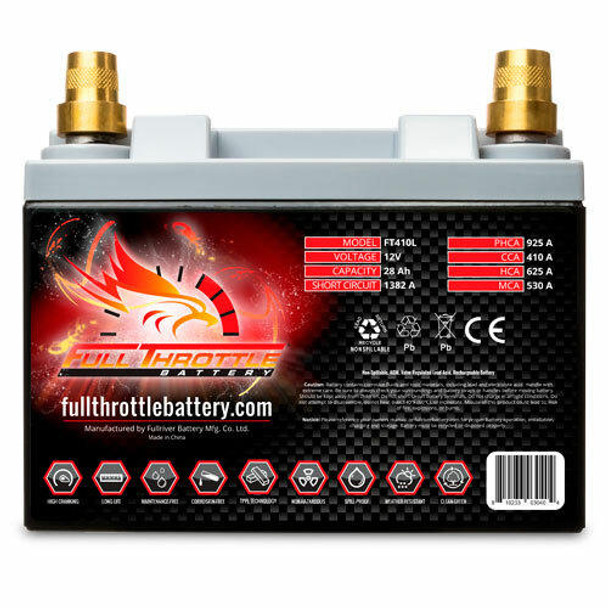 FullRiver Battery FT410L Full Throttle High-Performance AGM Battery FT410L