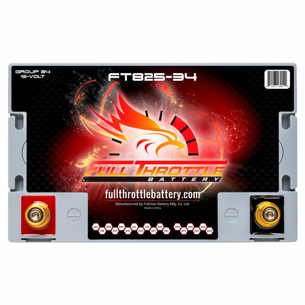 FullRiver Battery FT825-34 Full Throttle High-Performance AGM Battery FT825-34