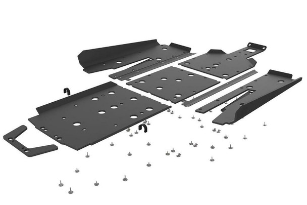 Seizmik Polaris RZR Pro XP UHMW Skid Plate Kit with Integrated Tree Kickers/Rock Sliders | UTVSource.com