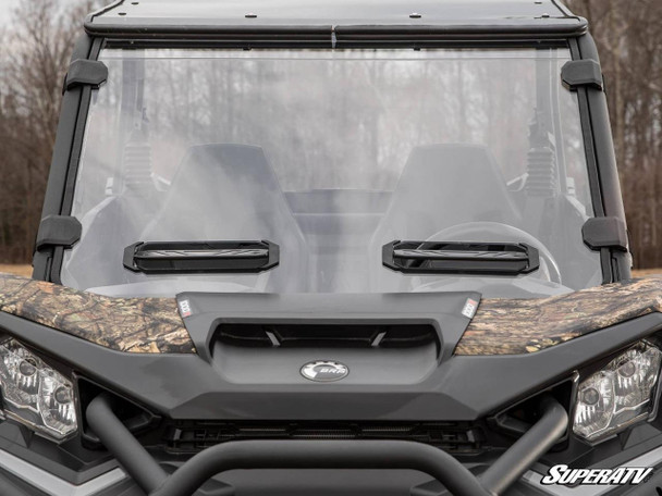 SuperATV Can-Am Commander Vented Full Windshield UTVS0059687