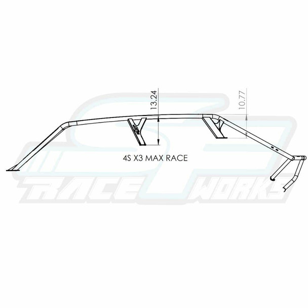 SF Raceworks Can-Am Maverick X3 Max 4-Seat Inspired Production Roll Cage