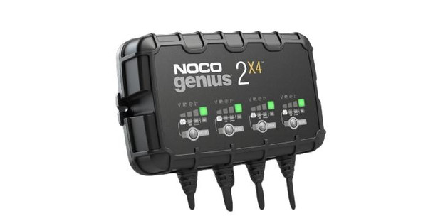 Noco Genius 2x4 6V/12V 4-Bank, 8-Amp Smart Battery Charger UTVS0060501