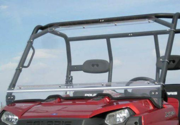 Falcon Ridge Polaris Ranger Full Size Round Tube Cage Folding Front Windshield UTVS0061077