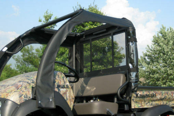 Falcon Ridge Kawasaki Mule SX Doors Rear Soft Windshield UTVS0061263