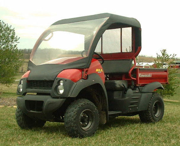 Falcon Ridge Kawasaki Mule 600 | 610 Top Rear Soft Vinyl Windshield Falcon Ridge UTVS0061389 UTV Source