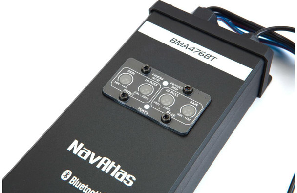 NavAtlas BMA476BT IP66 Rated 4-Channel Amplifier UTVS0062108