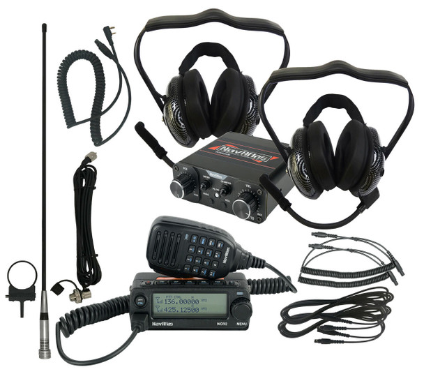 NavAtlas NIRBH2 Intercom and Behind-the-Head Headset Radio Kit 2-Person UTVS0062343