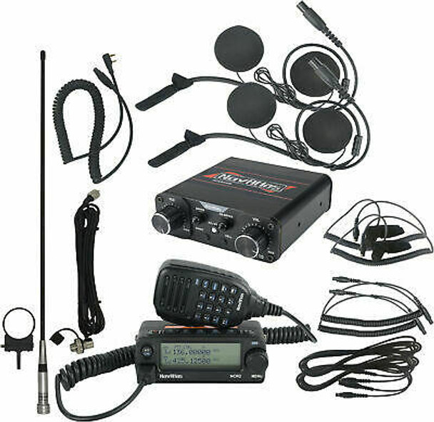 NavAtlas NIRIH2 Intercom and Helmet Headset Radio Kit 2-Person UTVS0062349