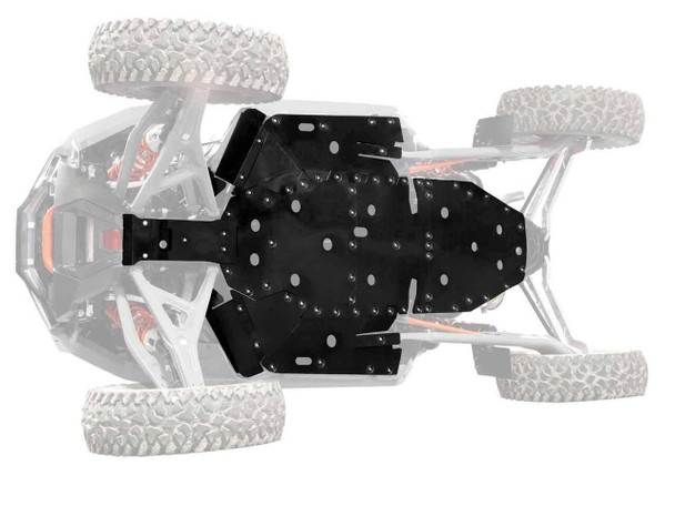 SuperATV Polaris RZR Turbo R Full Skid Plate UTVS0064020