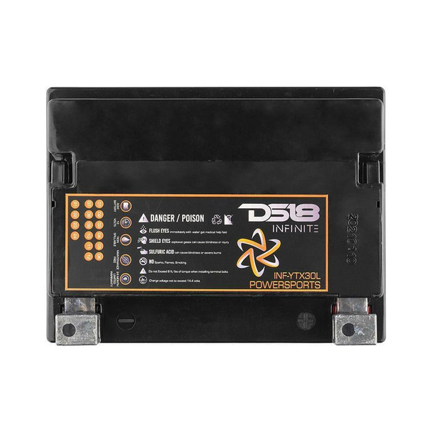 DS18 INFINITE 30 AH 1100 Watts AGM Power Cell 12 Volt Battery For Powersports UTVS0064241