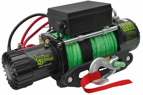 VooDoo Offroad Summoner 9500lb Winch with 85 Synthetic Rope UTVS0064677