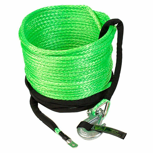 VooDoo Offroad 2.0 Santeria Series Truck Winch Line 3/8 x 80 ft Green UTVS0064678